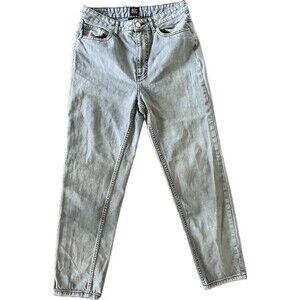 BDG Urban Outfitters Mom High Rise Jeans Gray Lightwash Denim Womens Size 29